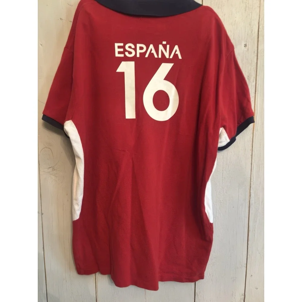 Polo Ralph Lauren España Polo Shirt Mens Big Pony Custom Fit Rugby Sz XL